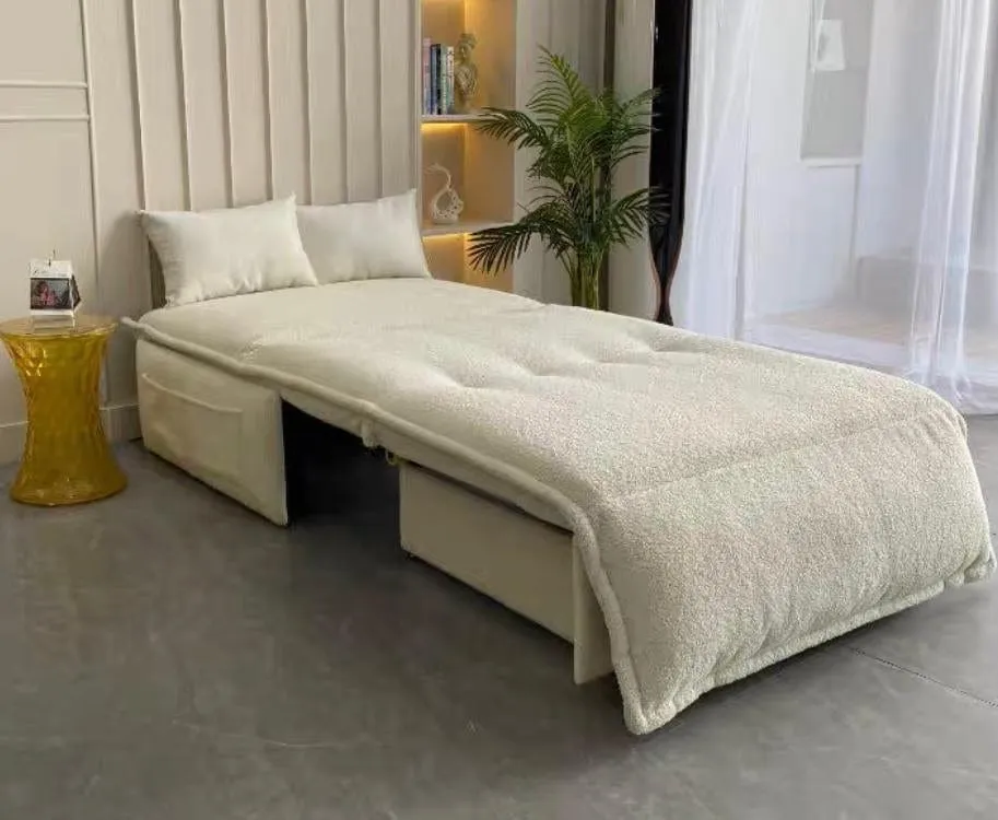 Omari Boucle Electric Sofa Bed