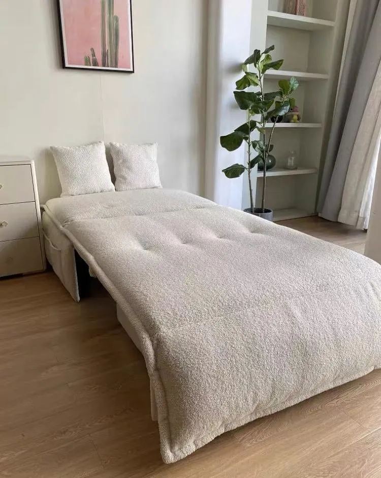 Omari Boucle Electric Sofa Bed