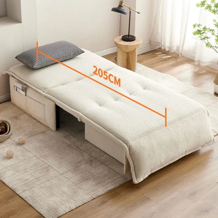 Omari Boucle Electric Sofa Bed