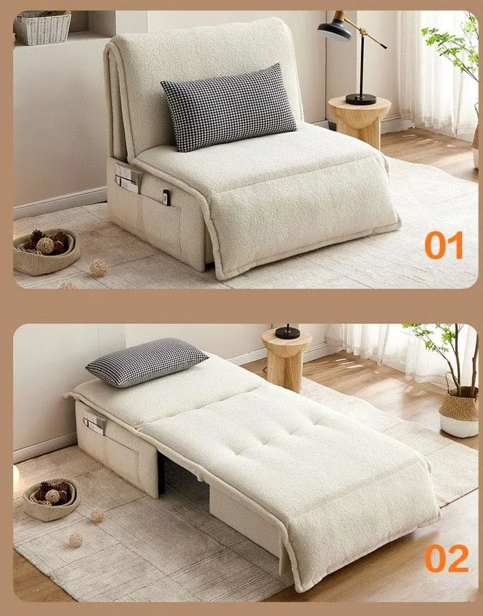 Omari Boucle Electric Sofa Bed