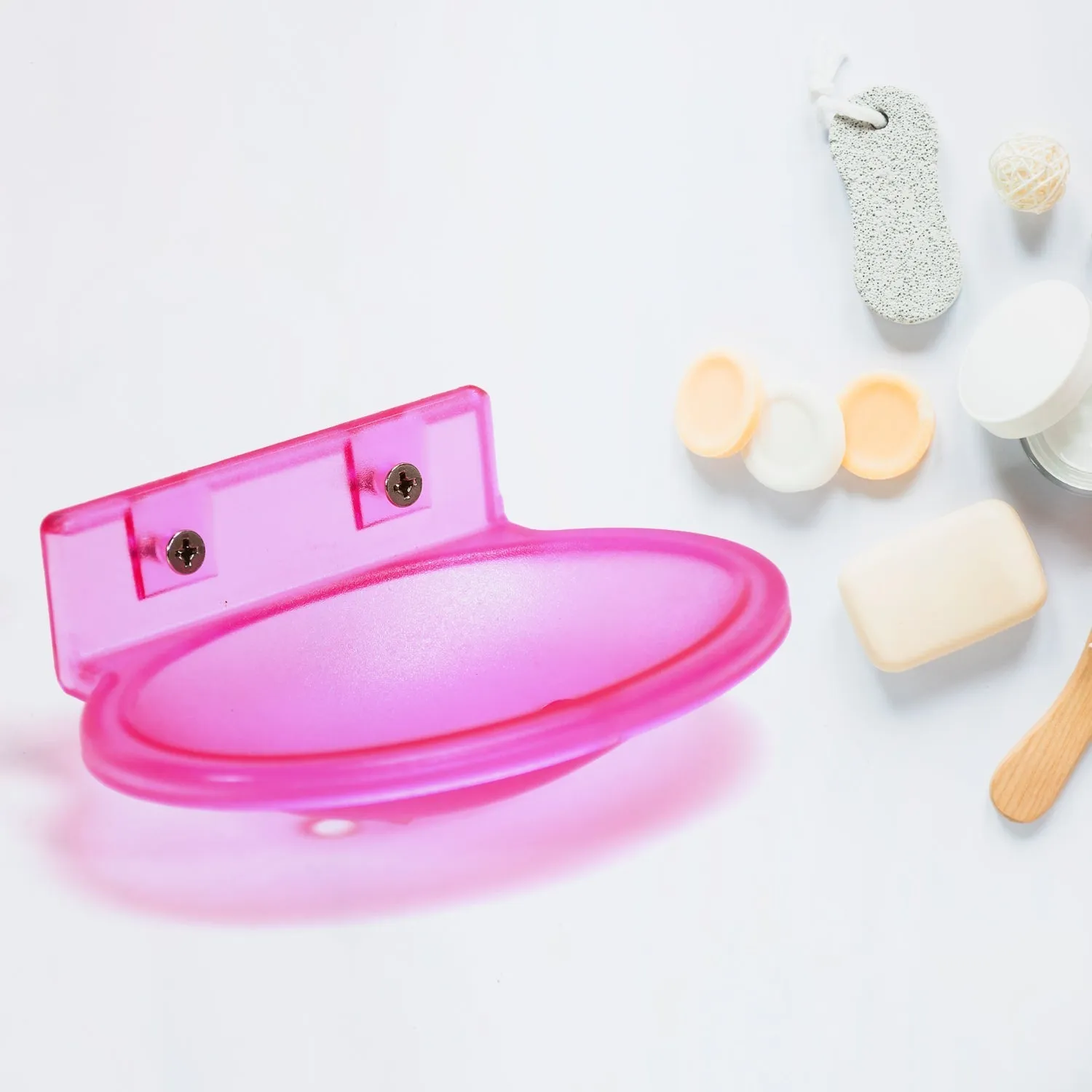 Ovel Soap Dish Single Shop Tray ( 2 Pcs )