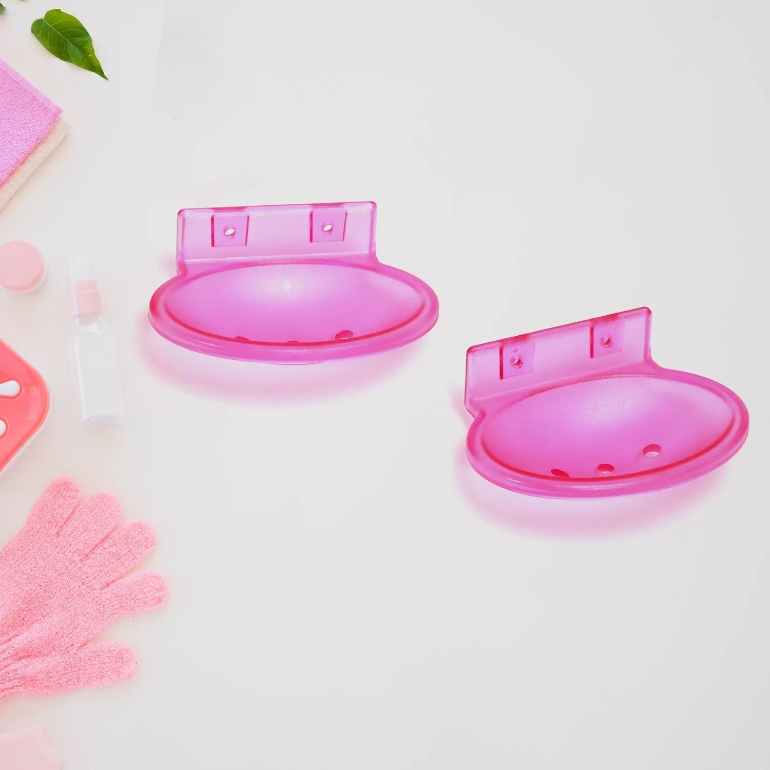 Ovel Soap Dish Single Shop Tray ( 2 Pcs )