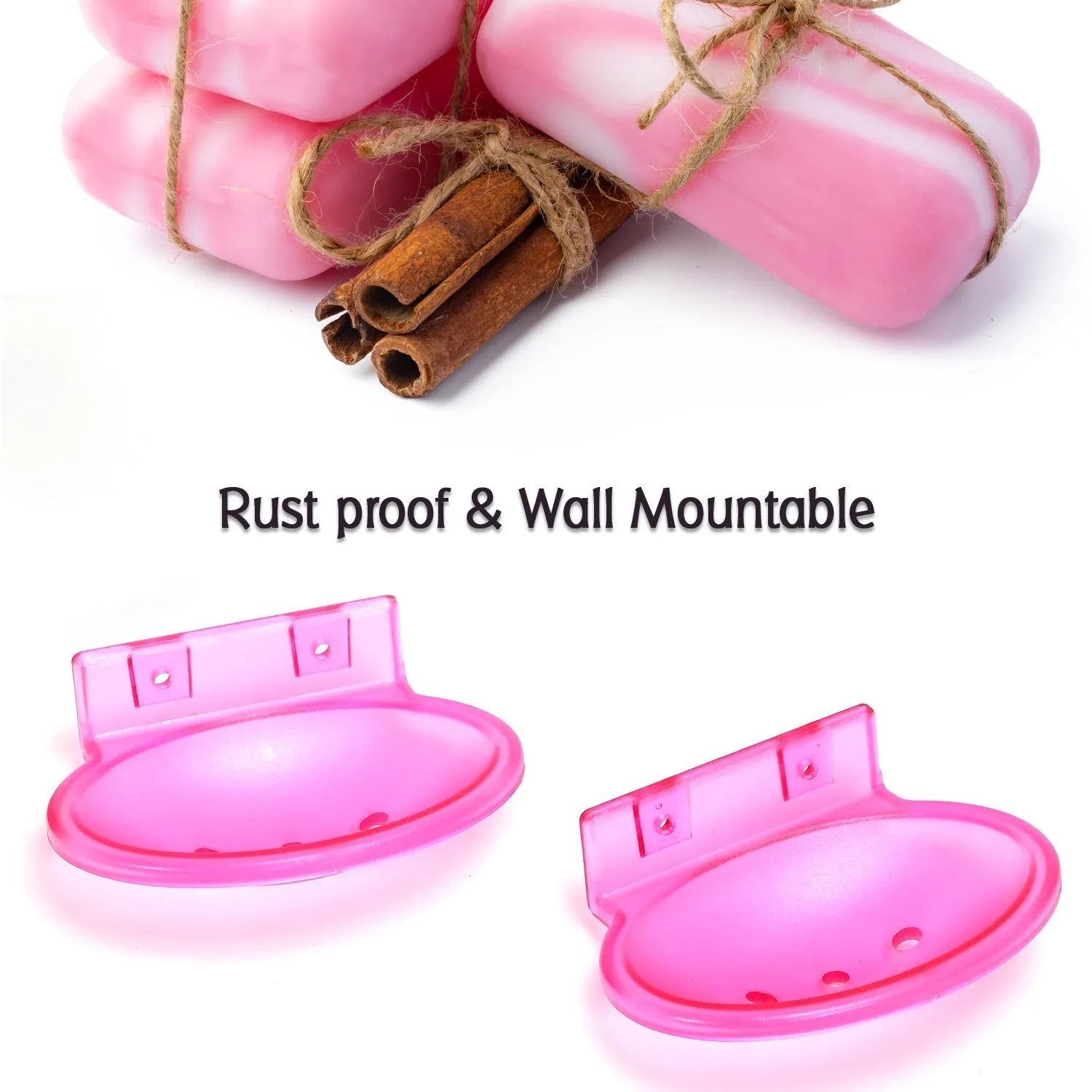 Ovel Soap Dish Single Shop Tray ( 2 Pcs )