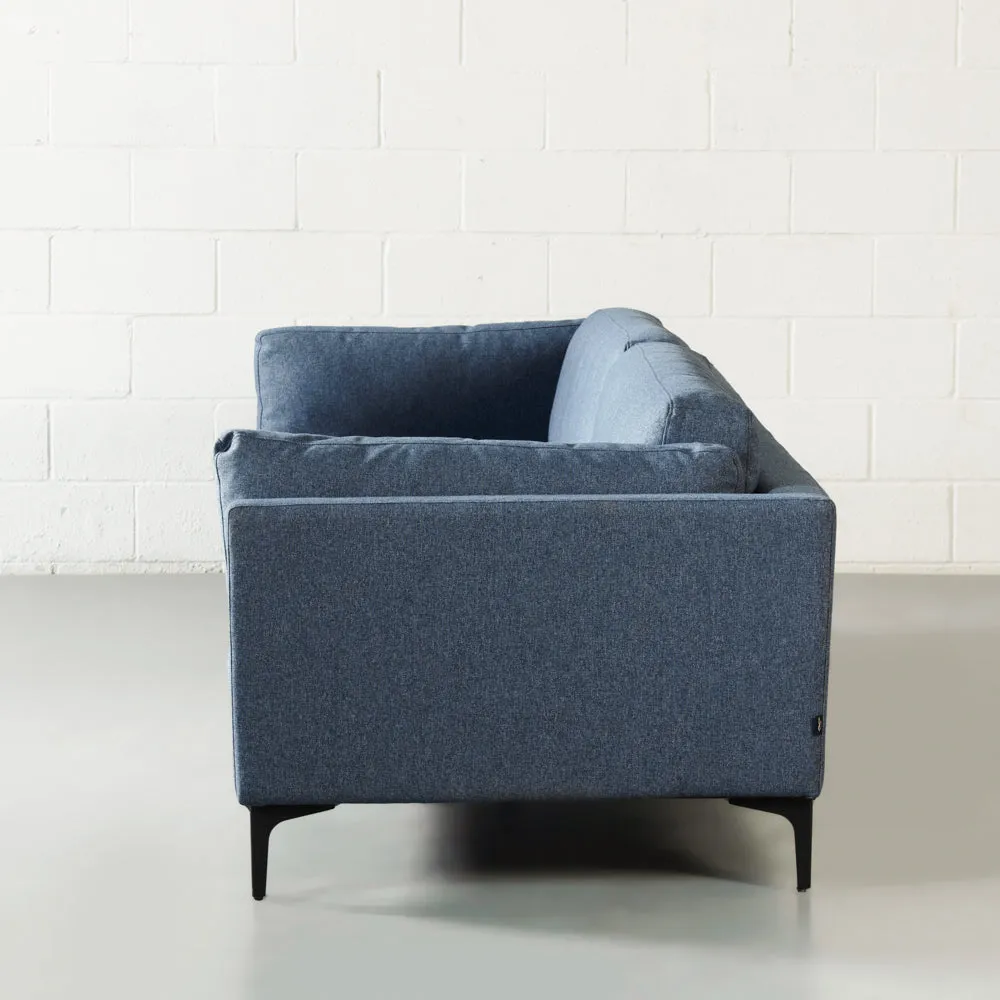 OWEN - Blue Fabric Sofa - FINAL SALE