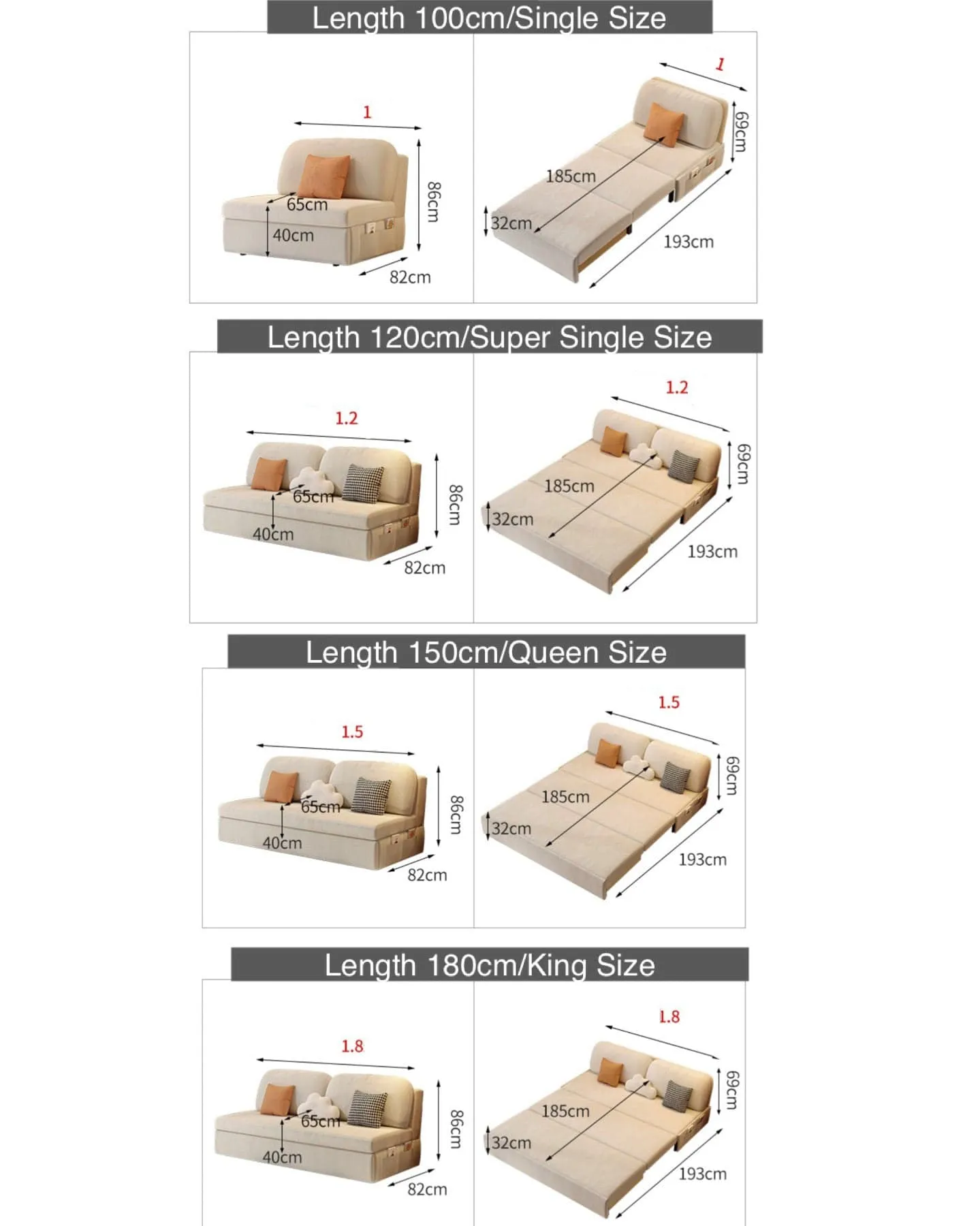 Perry Scratch Resistant Storage Sofa Bed