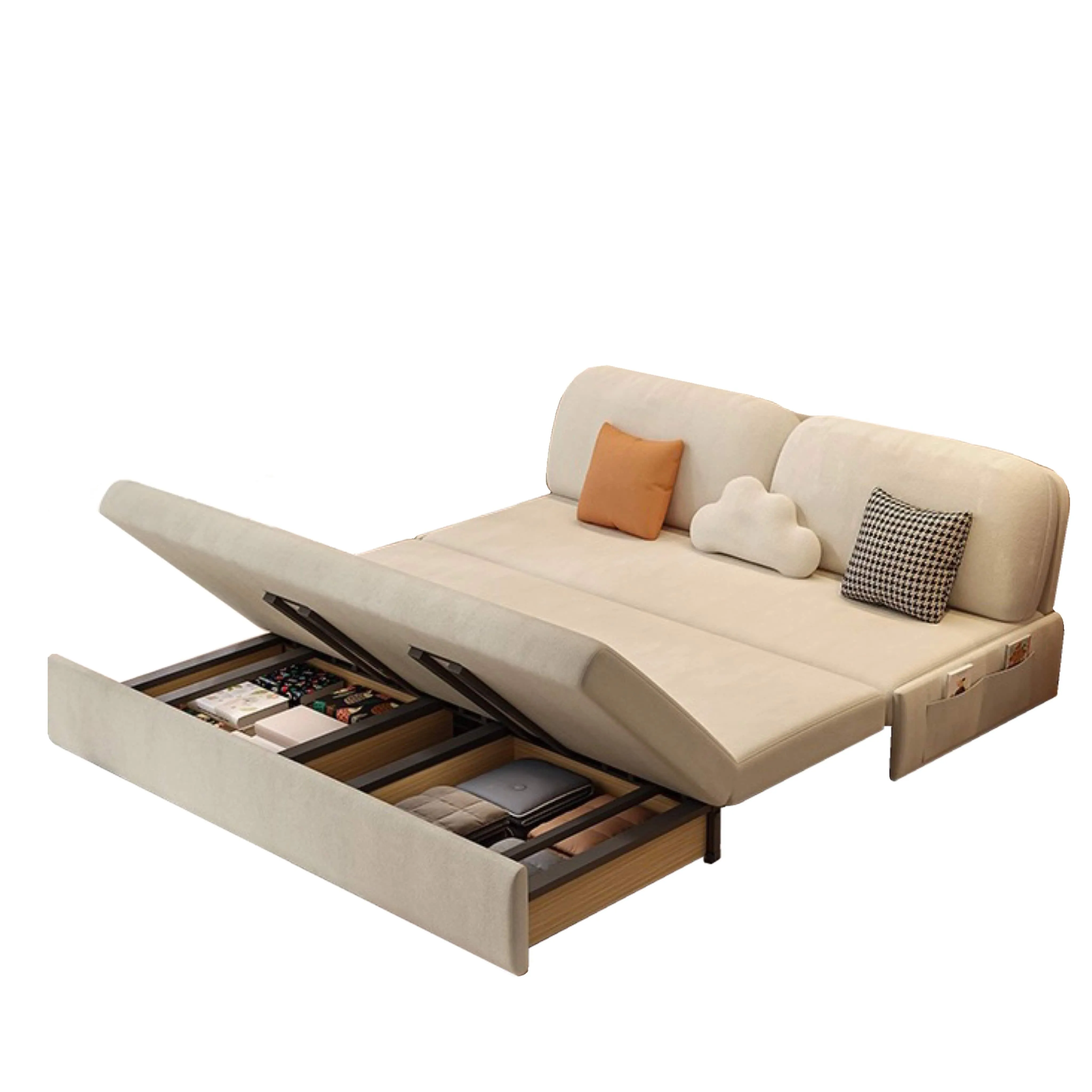 Perry Scratch Resistant Storage Sofa Bed