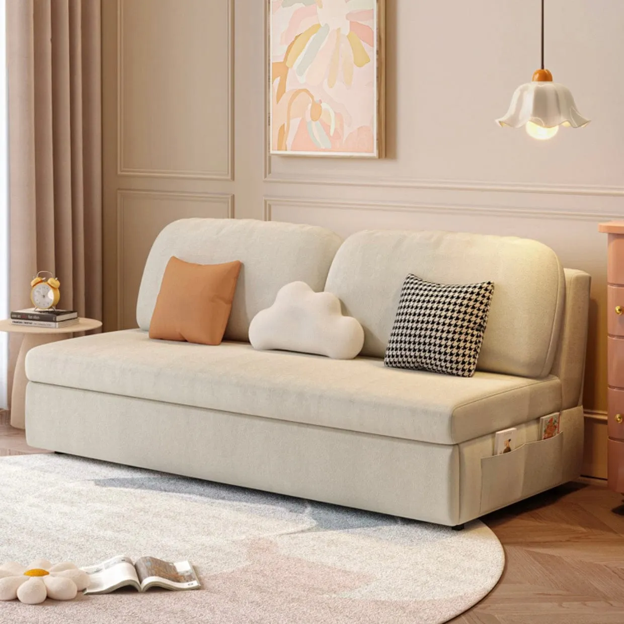 Perry Scratch Resistant Storage Sofa Bed