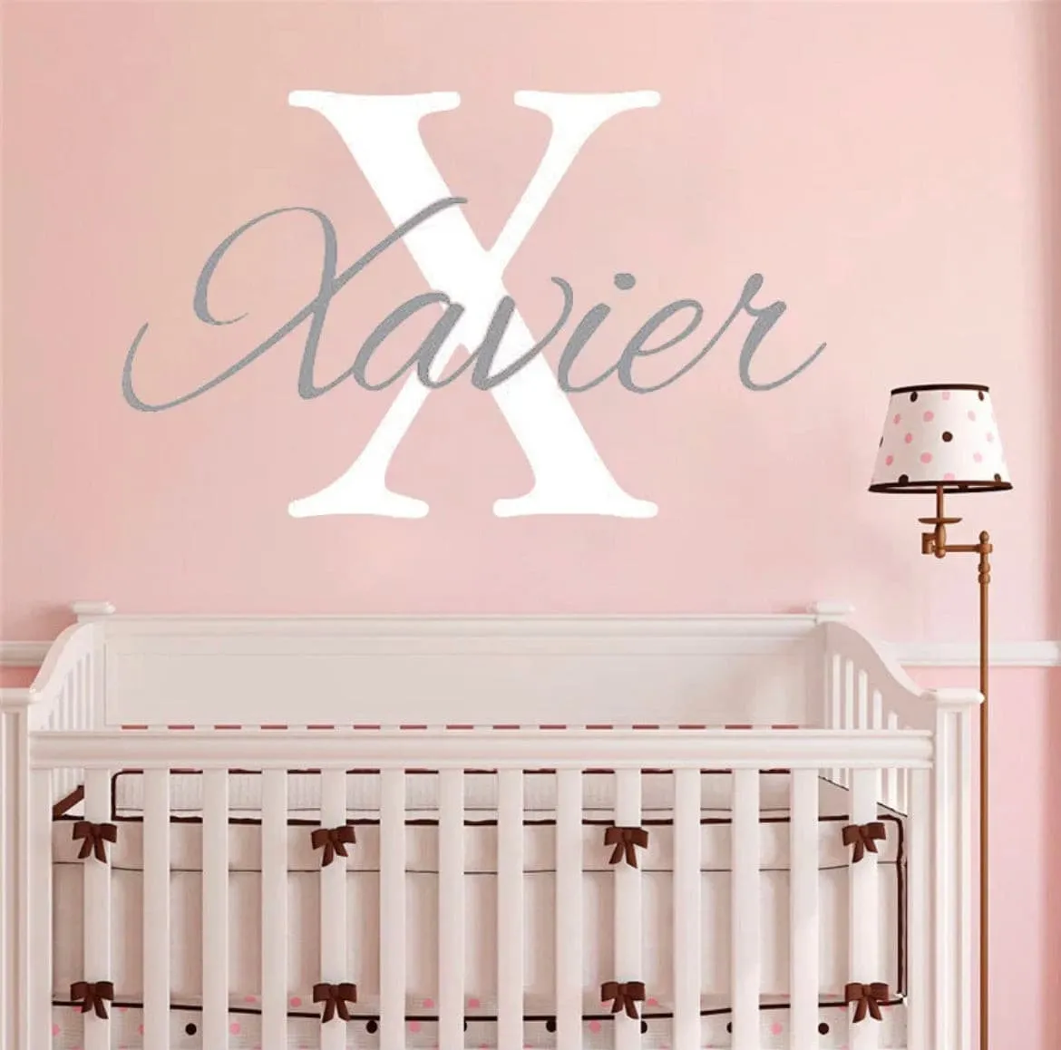 Personalised Nursery Wall Decals -Capital Letter   Name