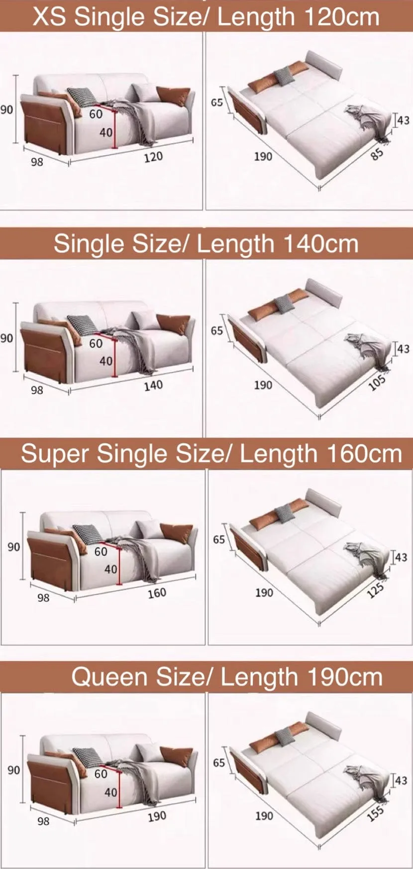 Peterson Electric Sofa Bed