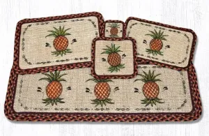 Pineapple Wicker Weave Table Accents