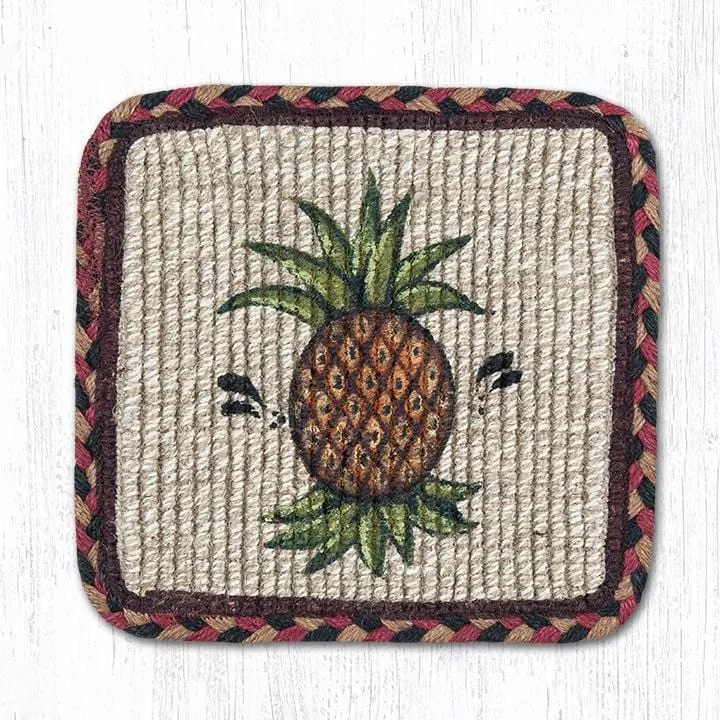 Pineapple Wicker Weave Table Accents