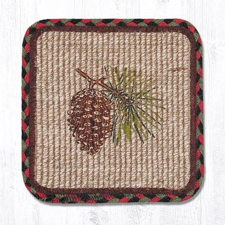 Pinecone Wicker Weave Table Accents
