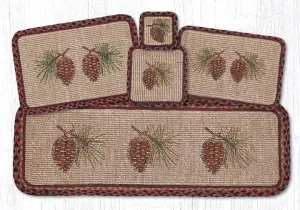 Pinecone Wicker Weave Table Accents