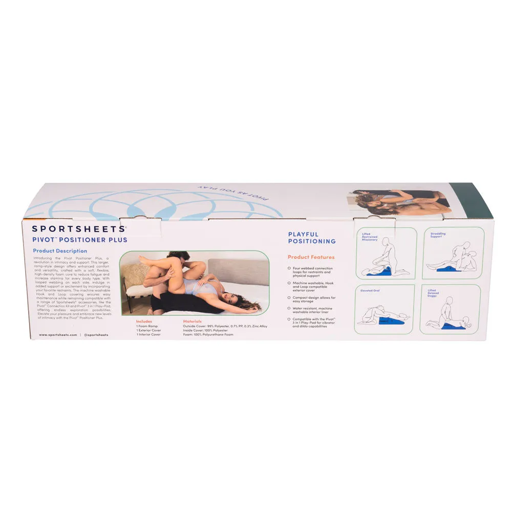 Pivot Positioner Plus - Black XL Foam Position Cushion