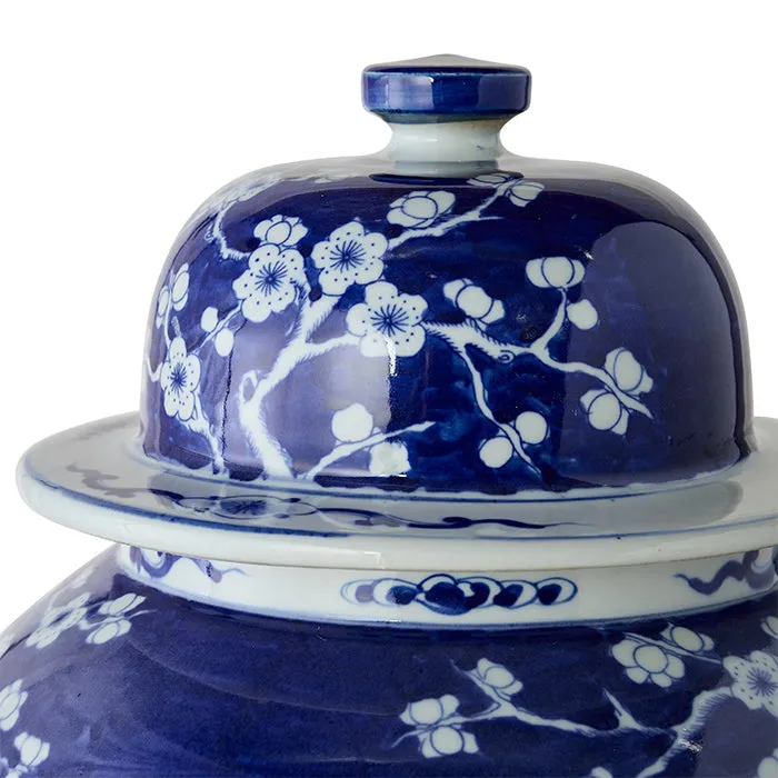 Plum Tree Temple Jar