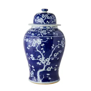 Plum Tree Temple Jar
