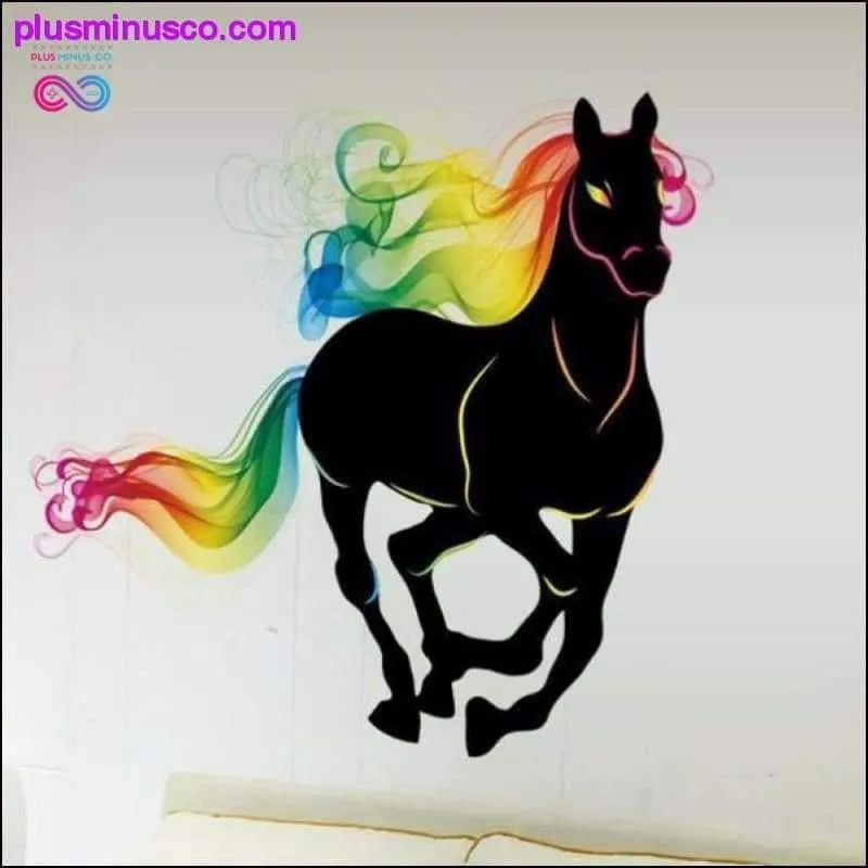 Rainbow Haired Horse Wall Sticker