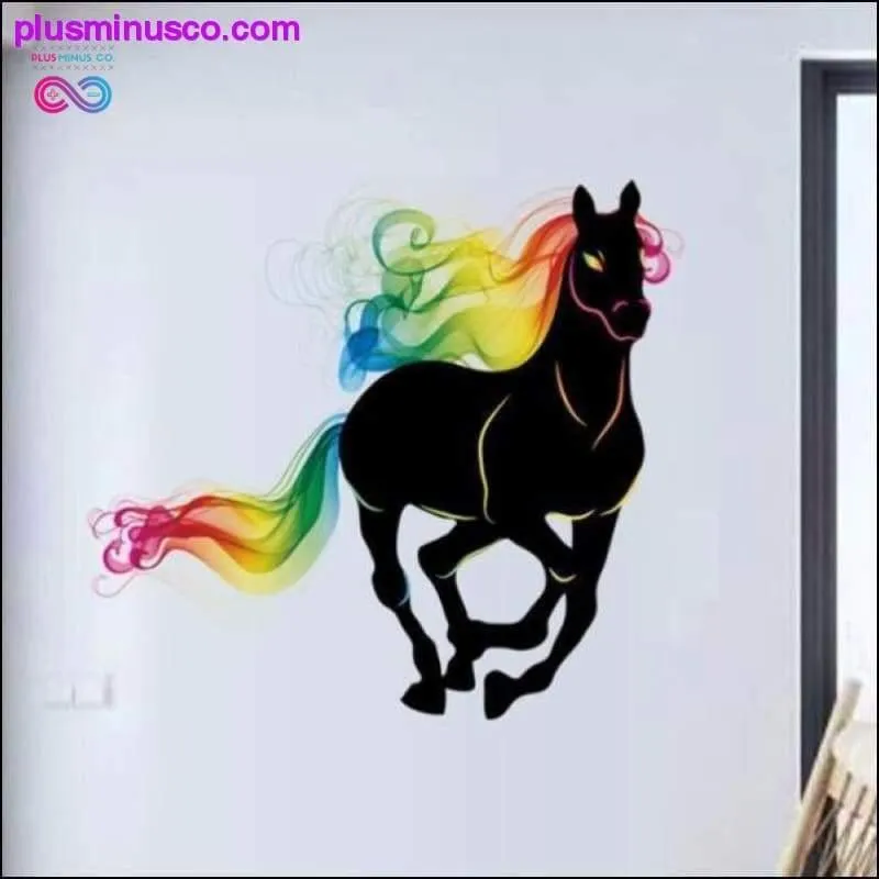 Rainbow Haired Horse Wall Sticker