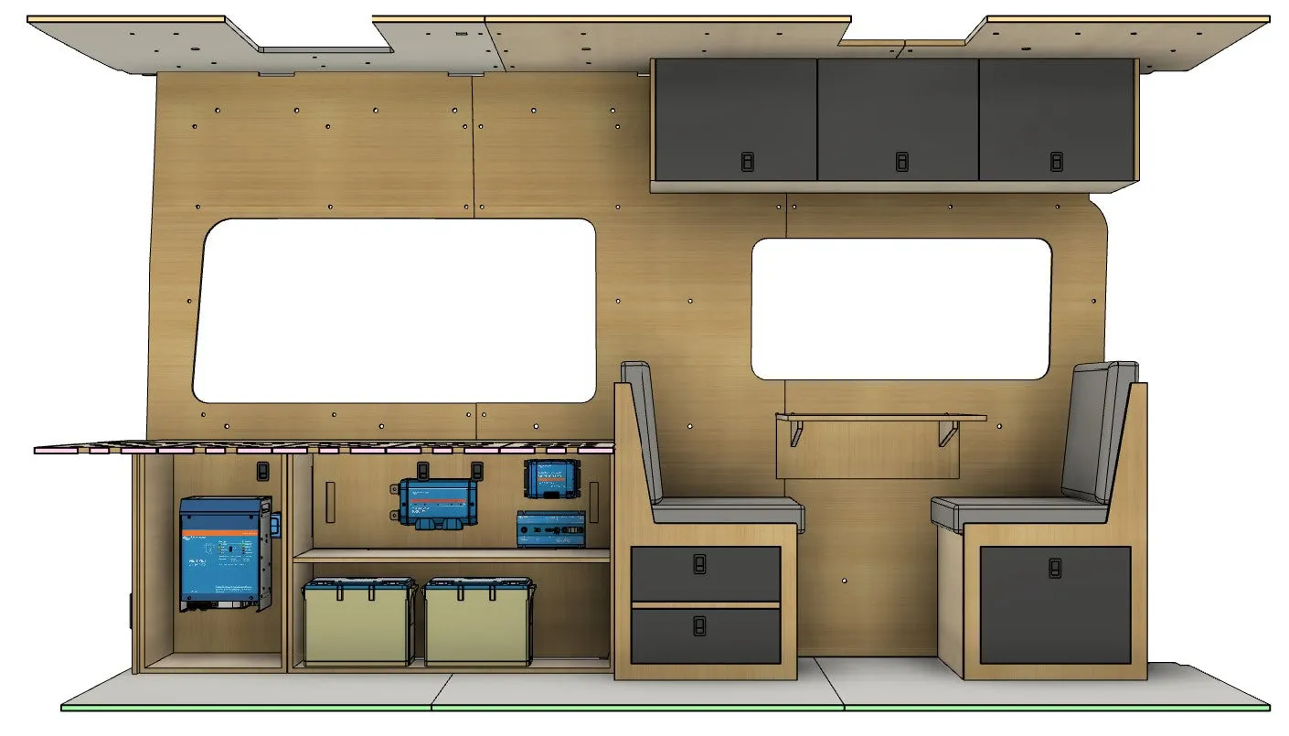 Ramble Interior Cabinetry Kit for 144" Sprinter