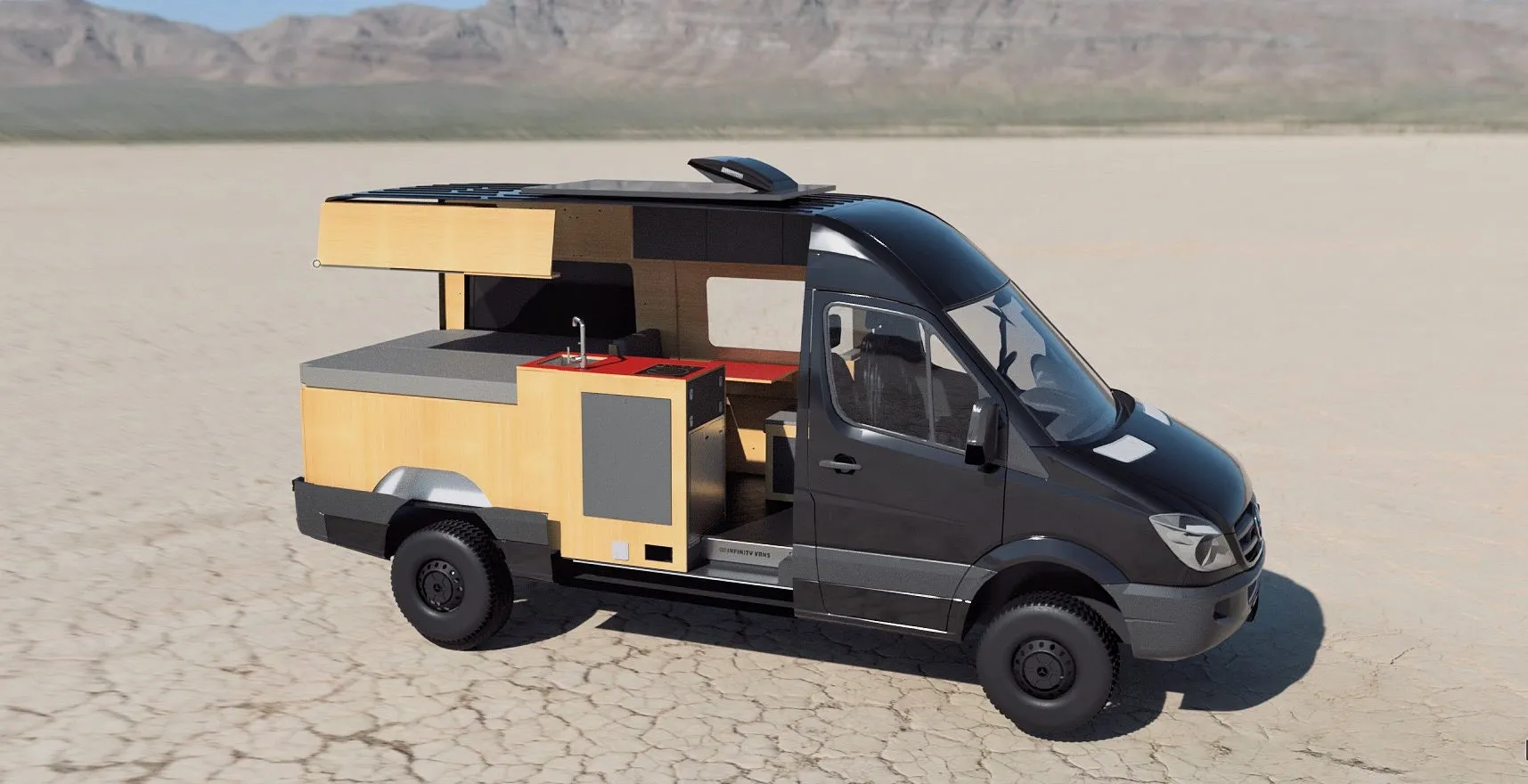 Ramble Interior Cabinetry Kit for 144" Sprinter