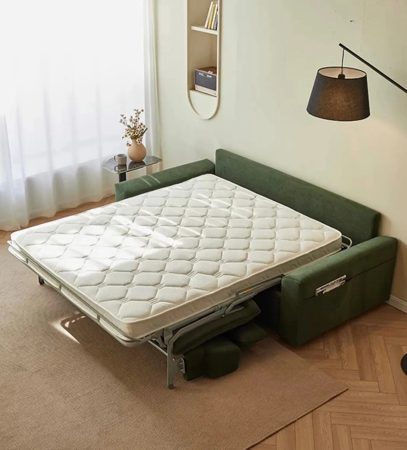 Randell Foldable Sofa Bed with Mattress