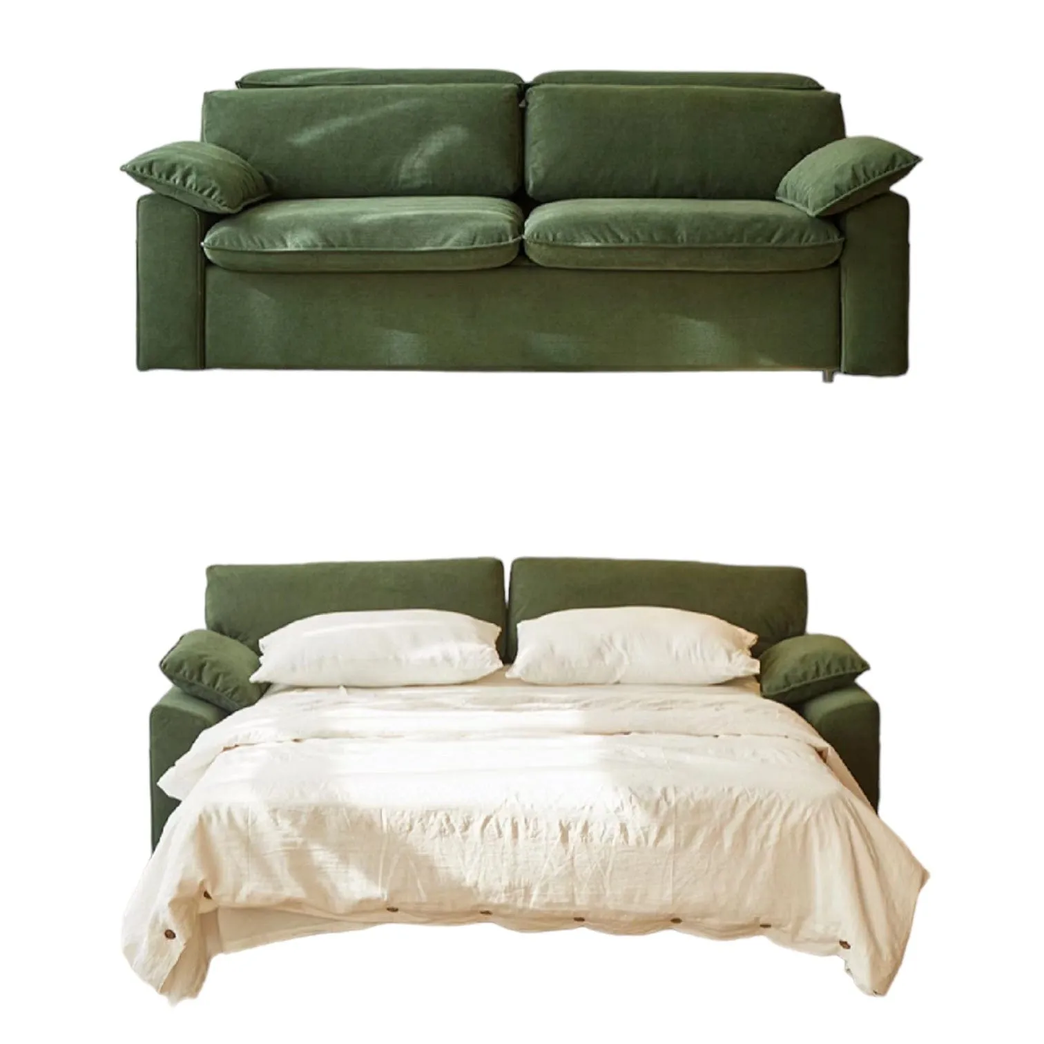 Randell Foldable Sofa Bed with Mattress