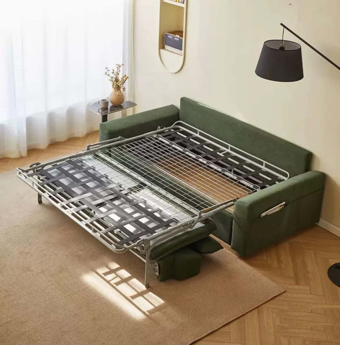 Randell Foldable Sofa Bed with Mattress