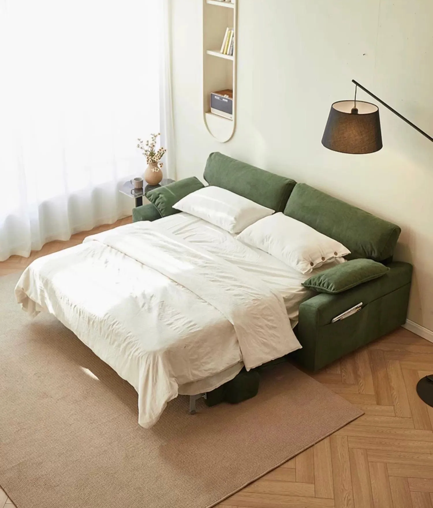 Randell Foldable Sofa Bed with Mattress
