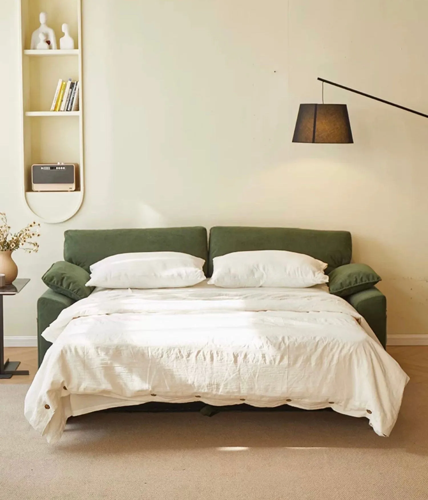 Randell Foldable Sofa Bed with Mattress