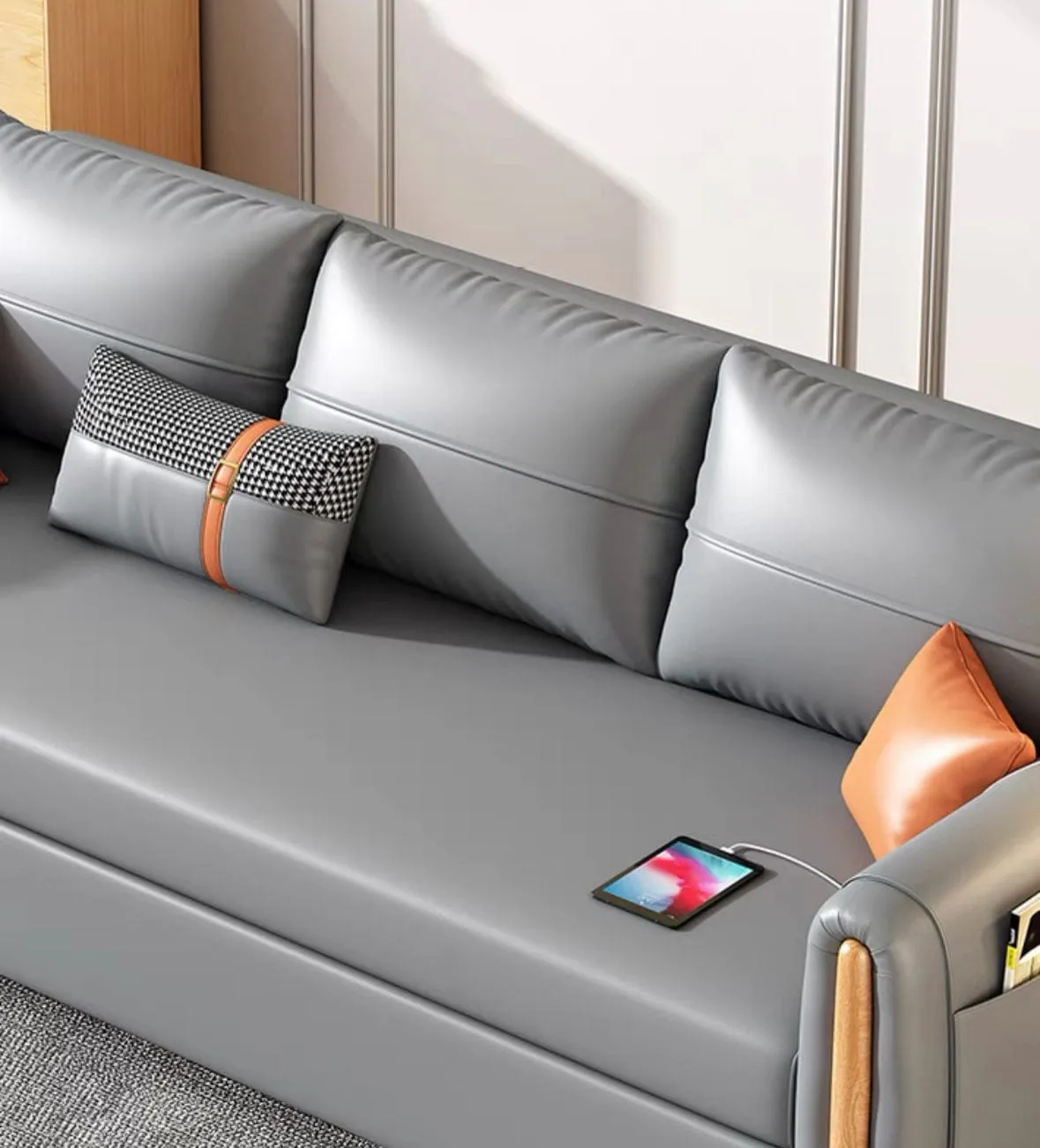 Raven Scratch Resistant Electric Sofa Bed