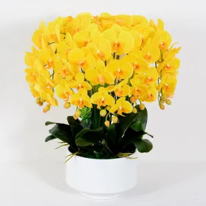 Real touch Artificial Orchid Flower Arrangement (10 stems )