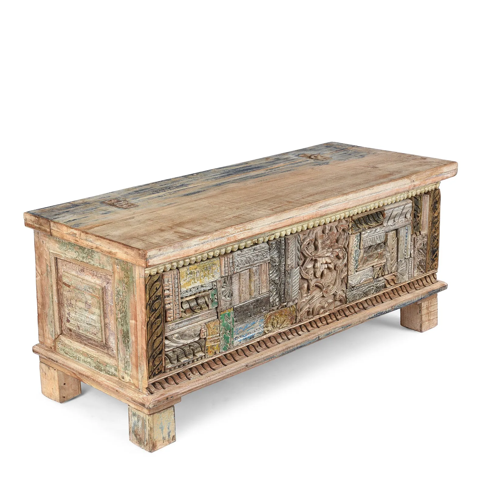Reclaimed Printing Block Blanket Chest