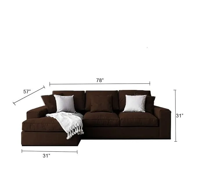 Reiko L-Shape 4 Seater Sofa for Living Room