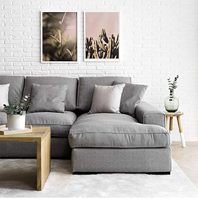 Reiko L-Shape 4 Seater Sofa for Living Room