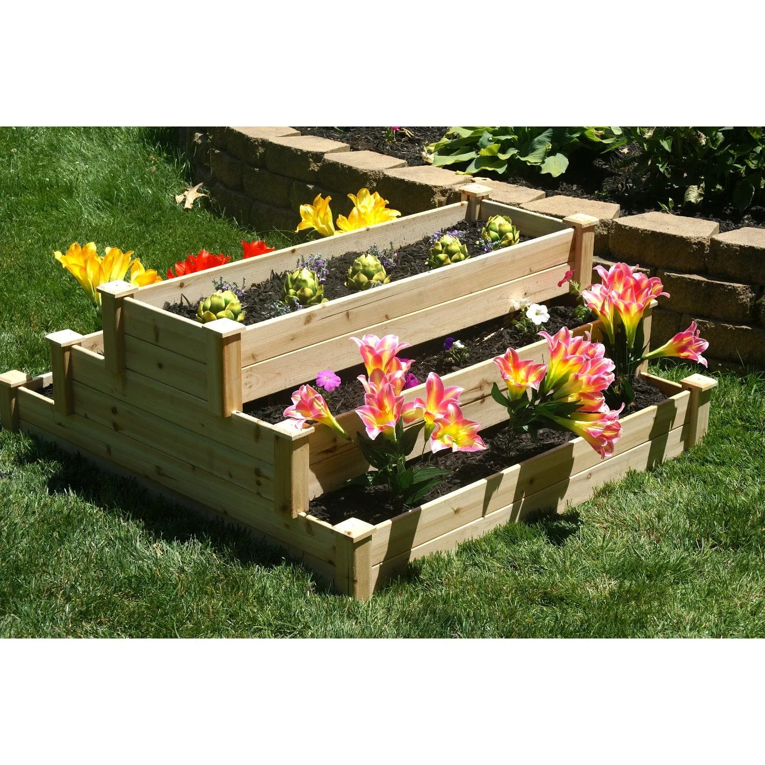 Riverstone | EDEN Waterfall / Pyramid Garden Bed Kit