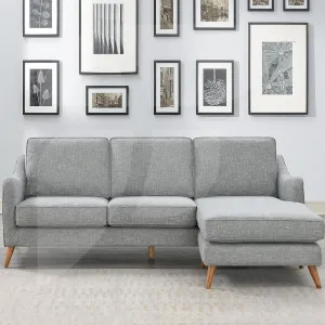Robyn Grey Linen Corner Sofa