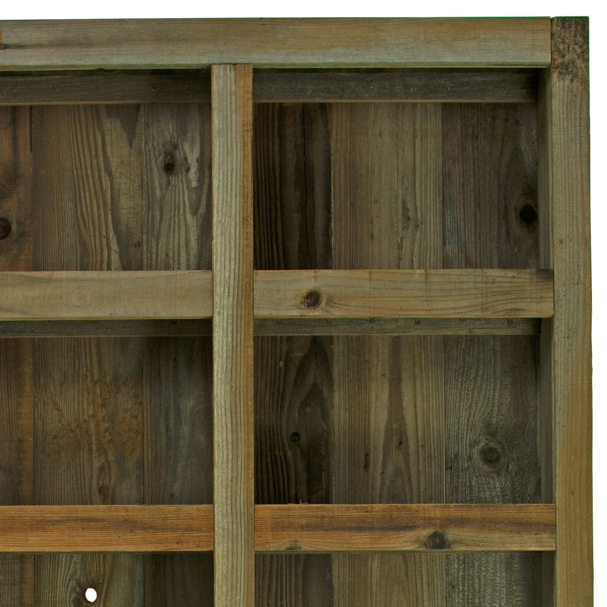 Rolling Redwood Storage Cabinet