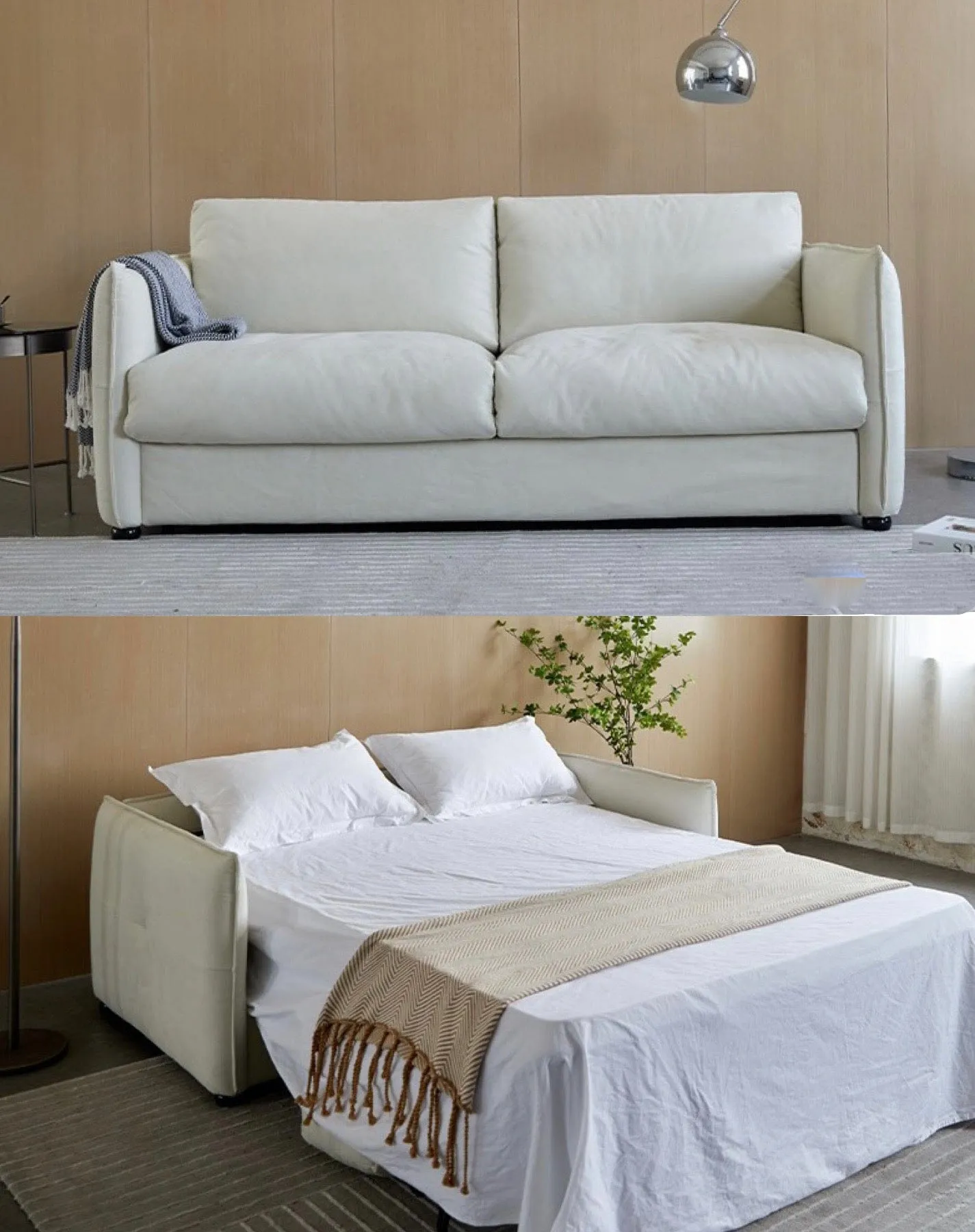 Ron Foldable Sofa Bed with Mattress