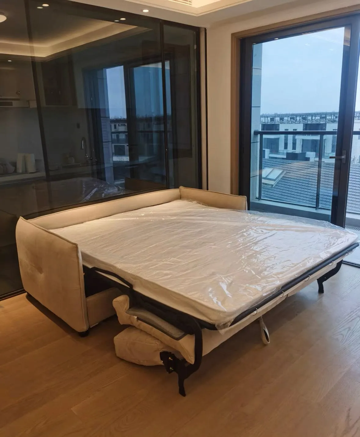 Ron Foldable Sofa Bed with Mattress