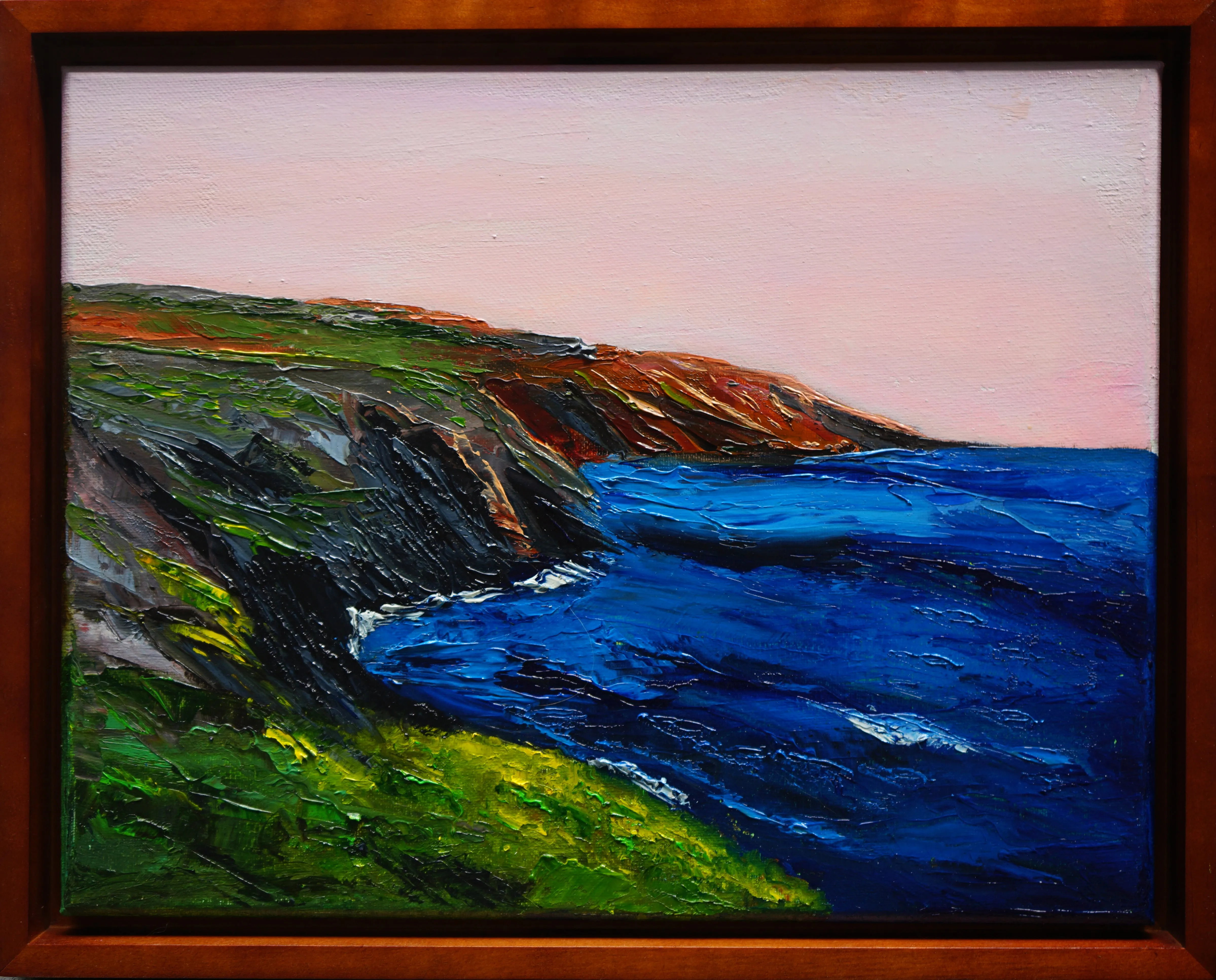 Santa Cruz Sunset-Original Oil Painting