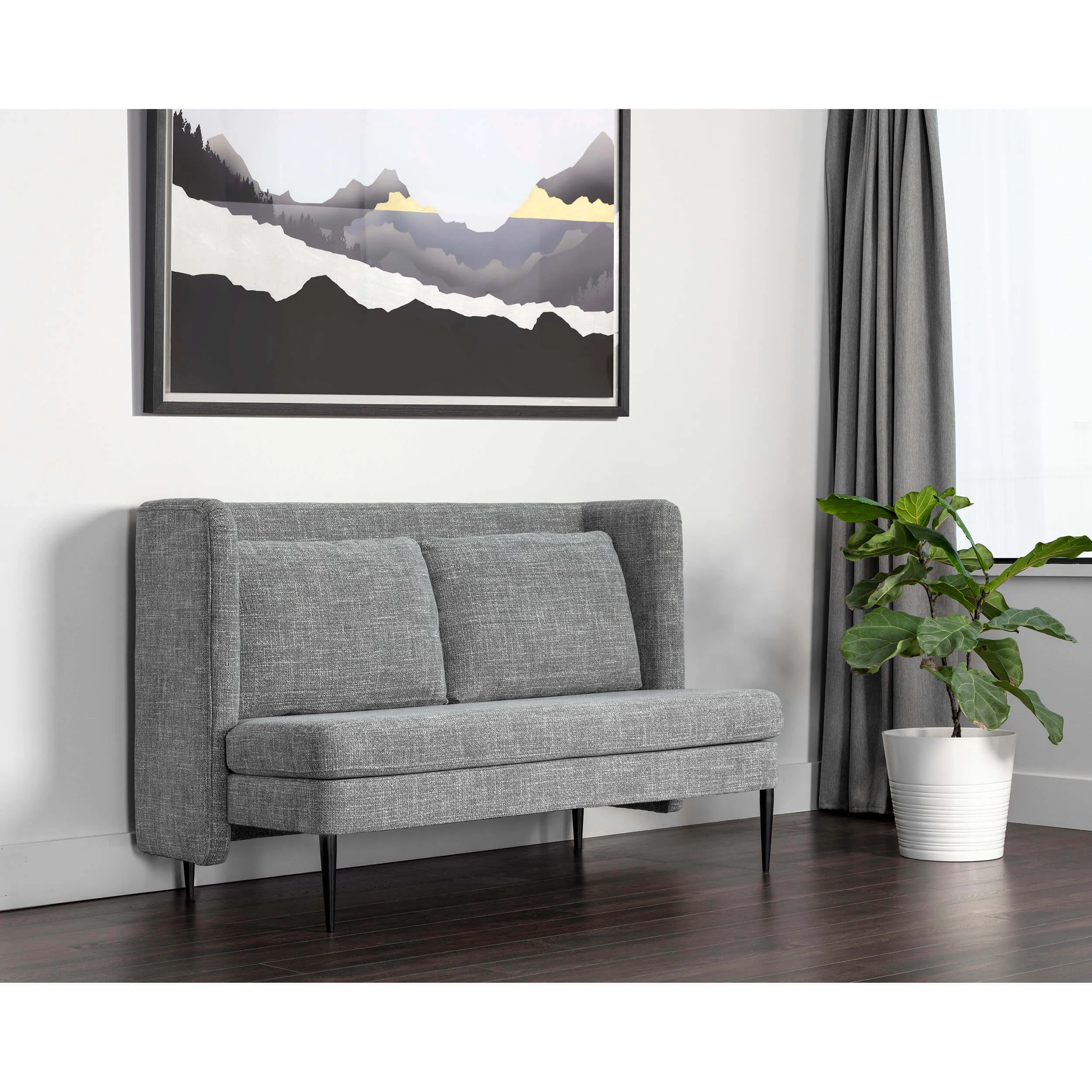 Santos 2 Seater Sofa, Chacha Grey