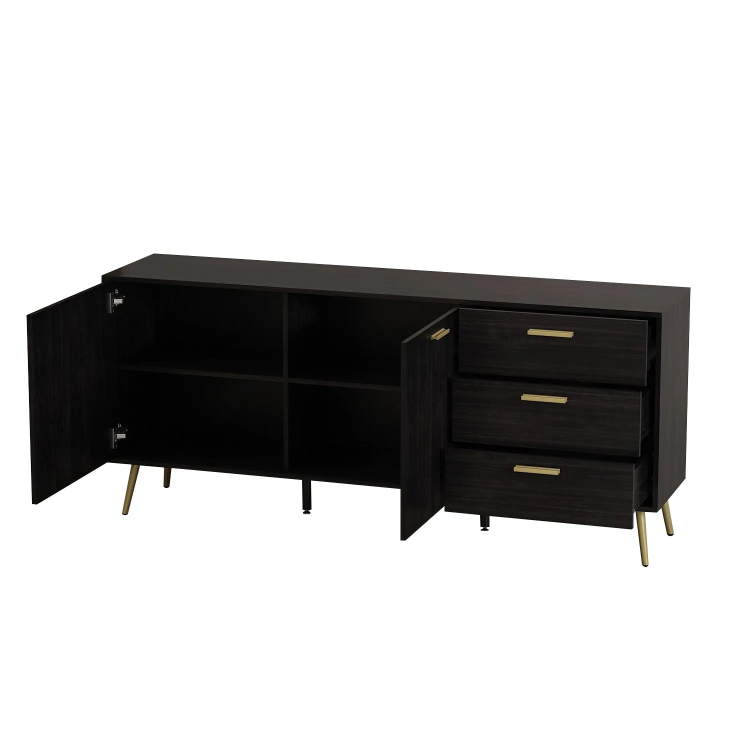 Sideboard Buffet Server Wide Stand Cabinet with Large Storage