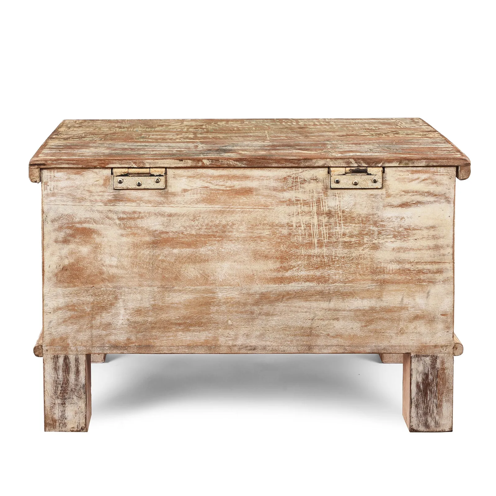 Small Blanket Chest Made From Reclaimed Teak