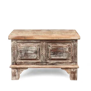 Small Blanket Chest Made From Reclaimed Teak