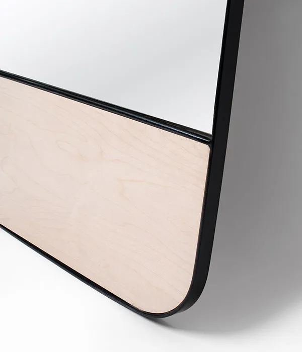 Stand Tall Rounded Rect Mirror - Thin Frame