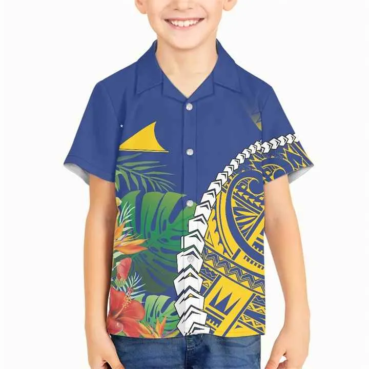 Summer Baby Boy Hawaii Clothing-ملابس صيفية للأولاد