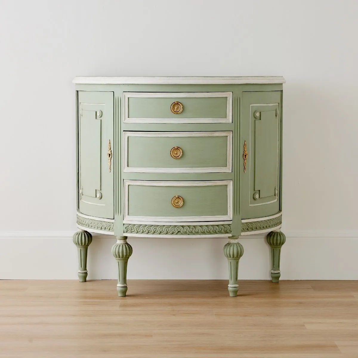 Swedish Demilune Chest