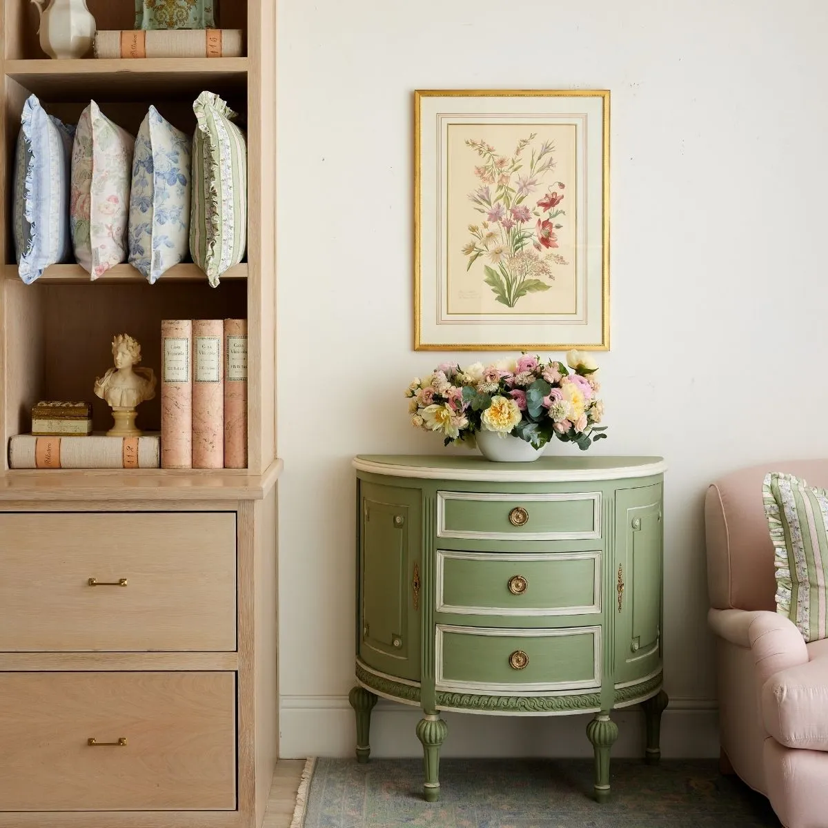 Swedish Demilune Chest