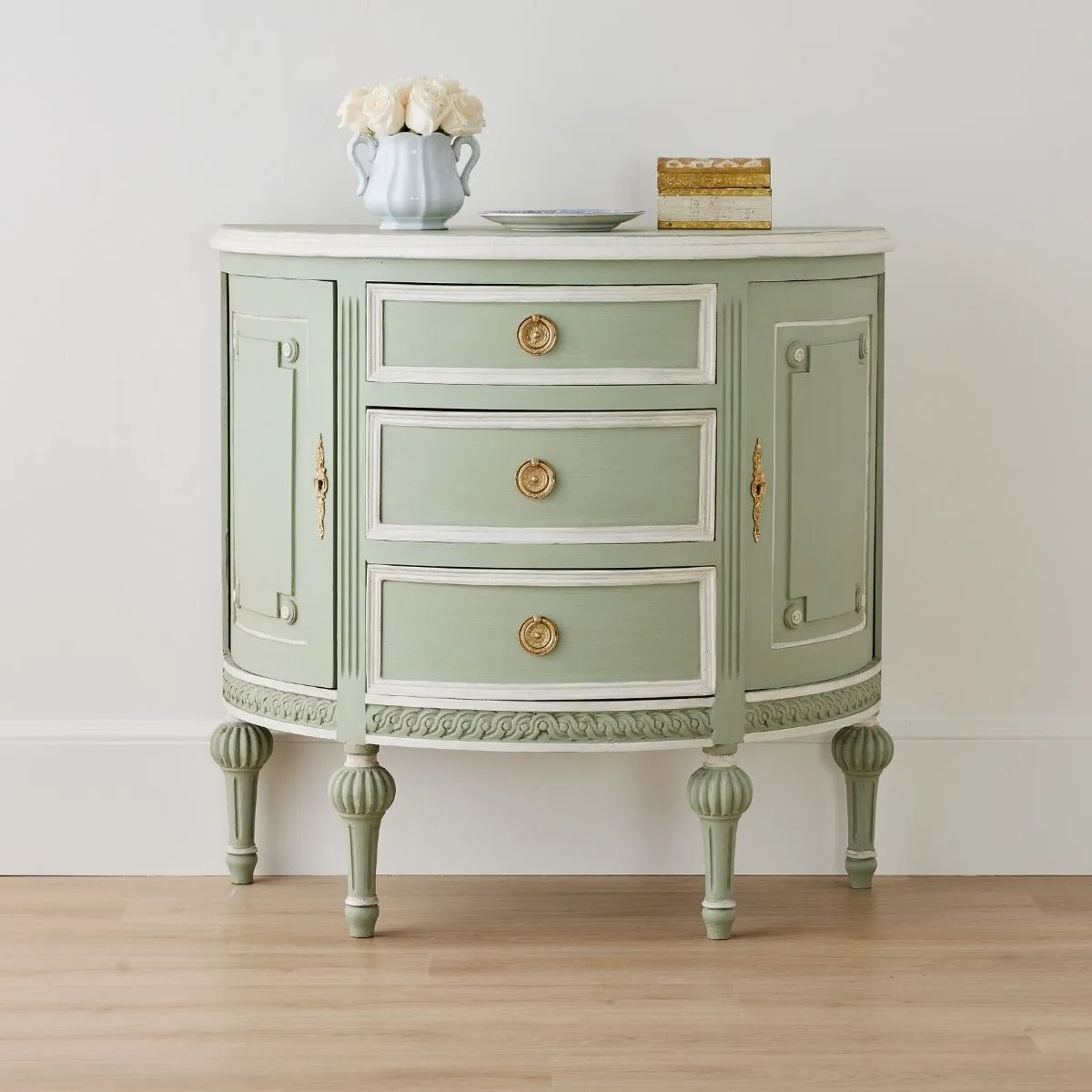 Swedish Demilune Chest