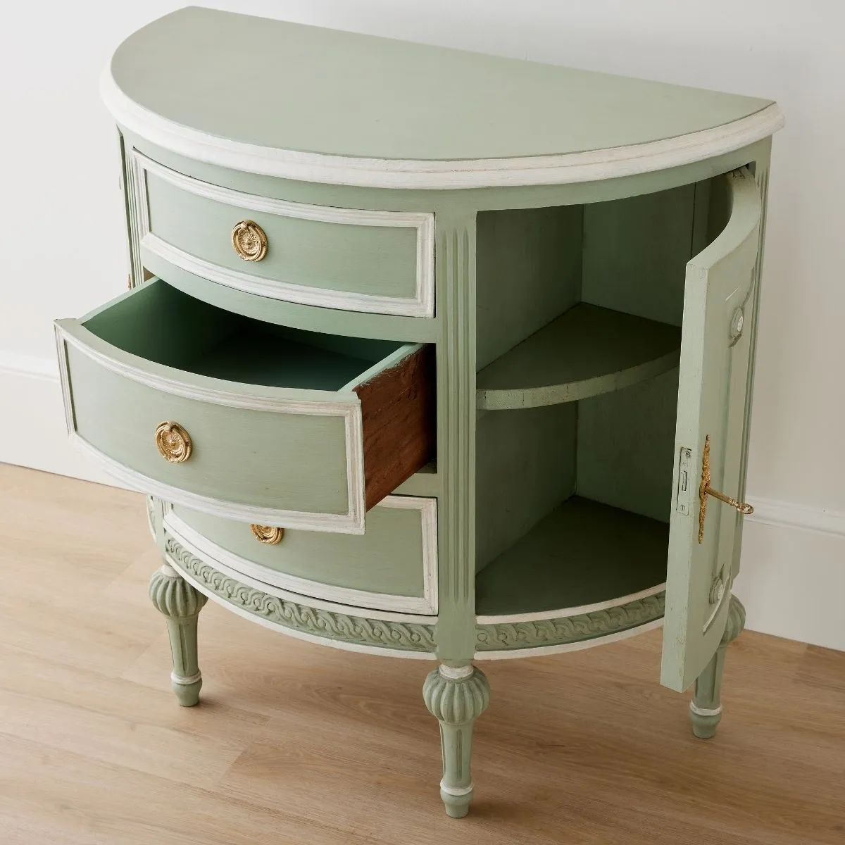 Swedish Demilune Chest